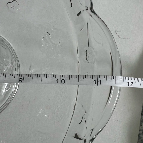 ANCHOR HOCKG Savannah Clear Glass Cake Plater